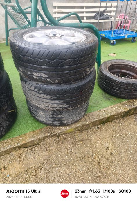 Продавам гуми с джанти за мерцедес 225/50/16