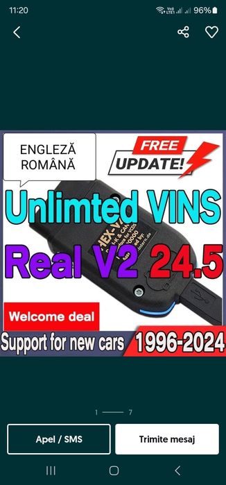 Tester diagnoza vag 24.5/23.3 pret 100  lei