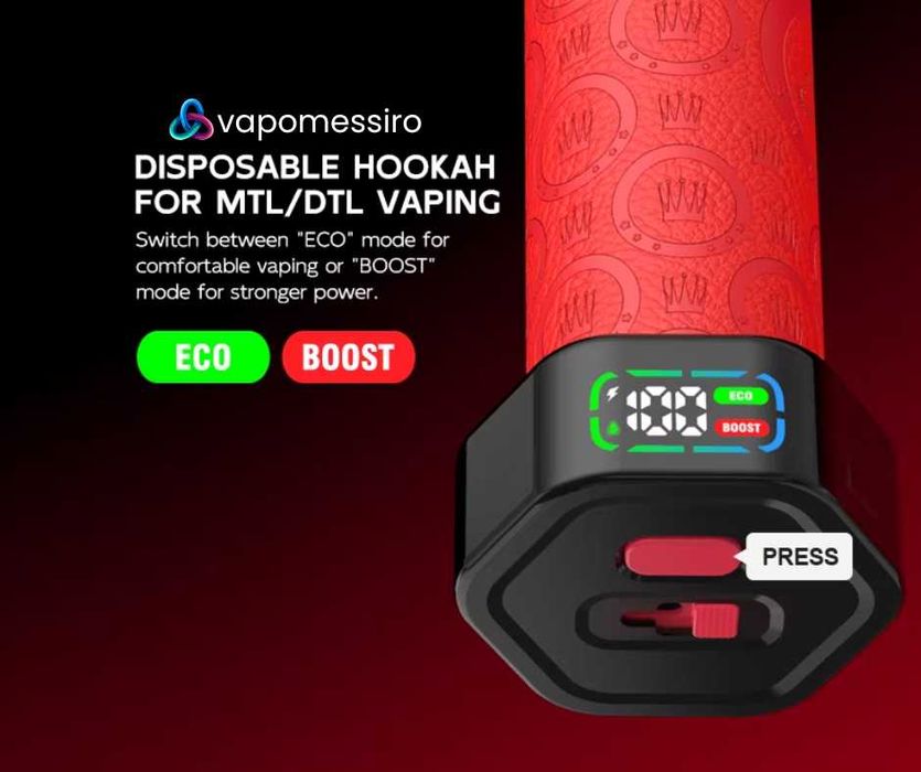 Vape Reutilizabil Narghilea Master Hookabar 70.000 puffs