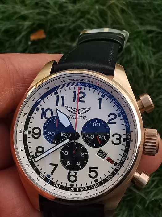 Ceas Aviator Airacobra P45 Chronograph - Nou!