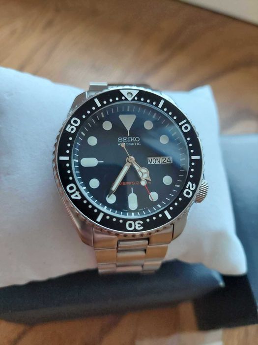 Като нов рядък Seiko SKX007 пълен комплект + Strapcode + екстри