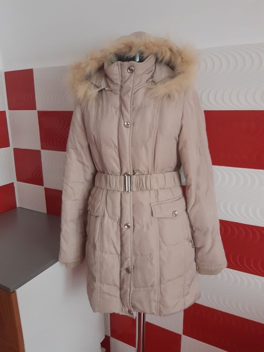 Geaca dama de iarnă bej nude