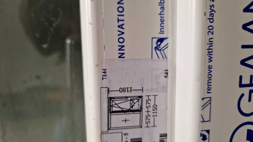 Fereastra termopan alb