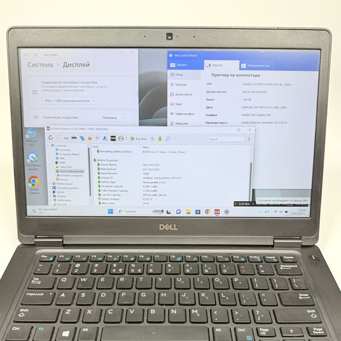 Dell Latitude 5490/14” FHD/i5-8350u/8GB DDR4/128GB NVMe