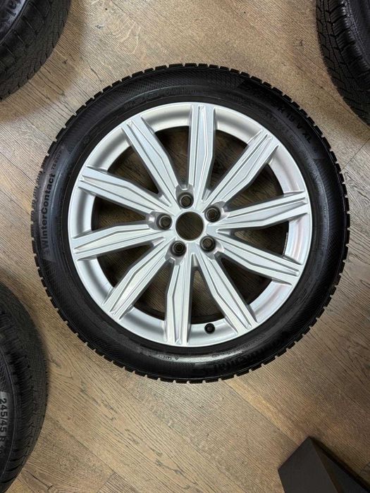 JANTE Audi 19 SET roti complete  Audi A6 A7 A8 Q5 cu anvelope 19 245 45 19 Continental 7mm