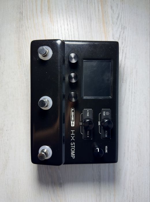 Line 6 HX Stomp + оригинальный FS-2 (полный комплект)