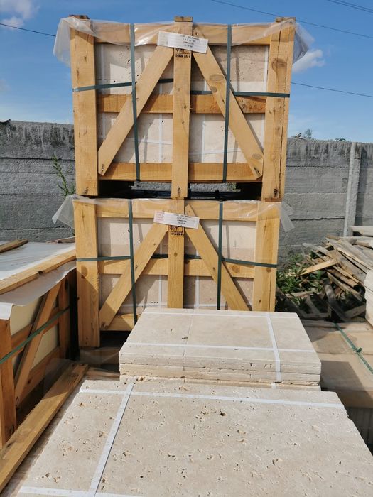 Travertin French Pattern Set 1,2 cm