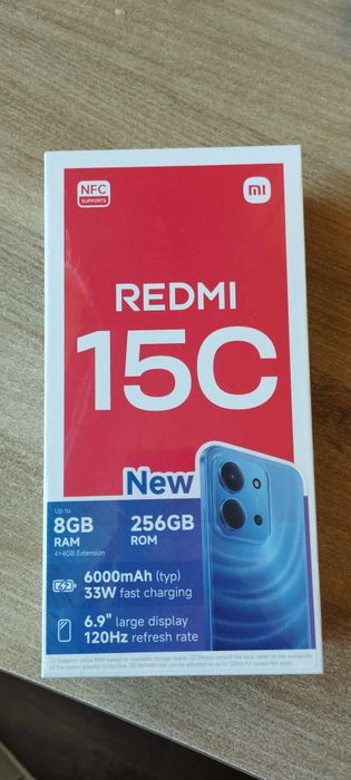 Чисто нов телефон Redmi 15C