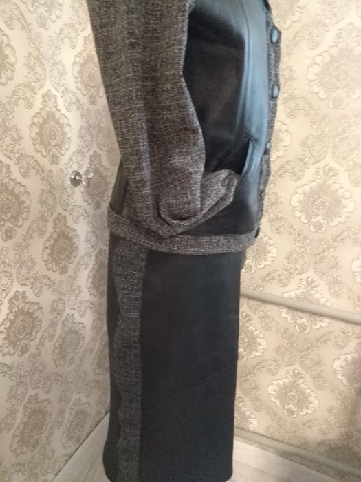 Кожаный костюм женский