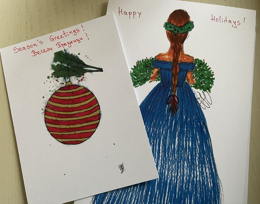 Коледни и новогодишни картички