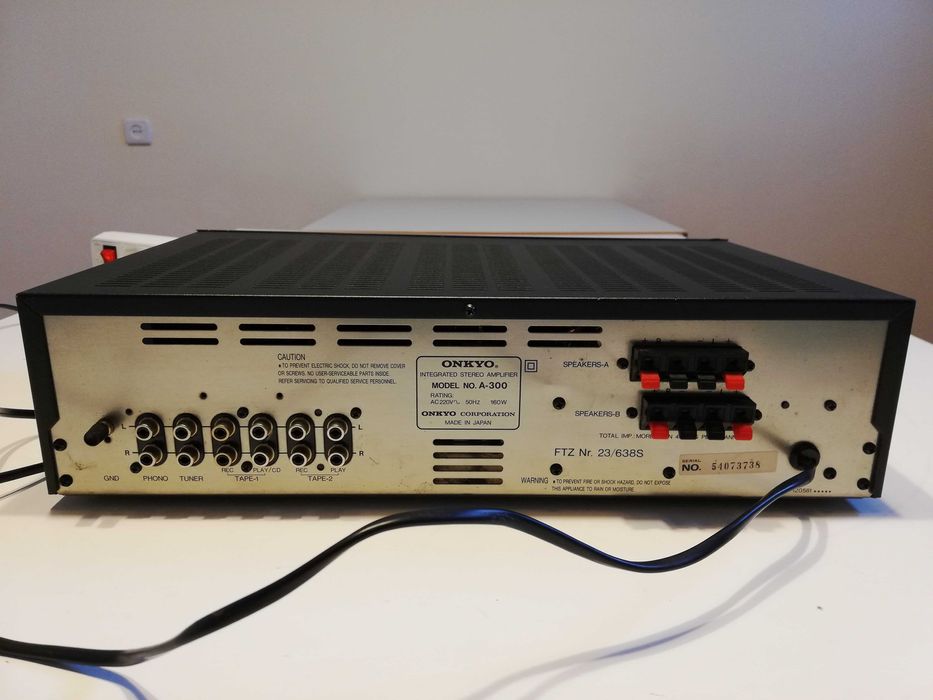 Amplificator Stereo ONKYO model A-300 - Vintage/Impecabil/made Japan