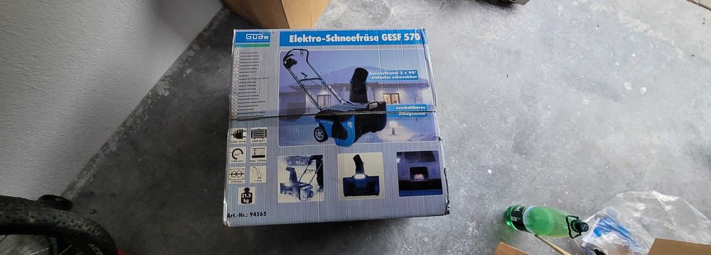 Freza de zapada electrica GUDE GESF 570