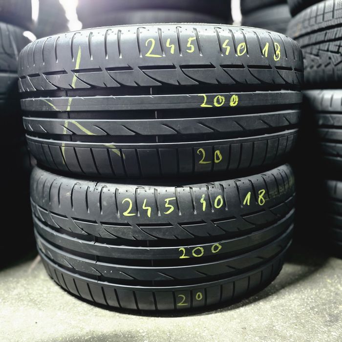 2x 245/40/18 VARA BRIDGESTONE 2020 Stare excelentă