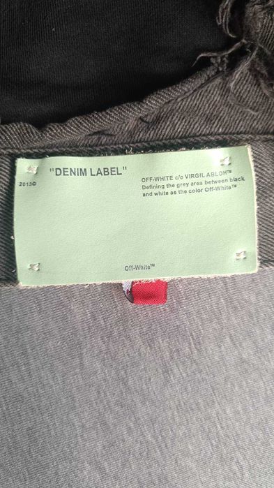 яке OFF WHITE Caban Denim Jacket
