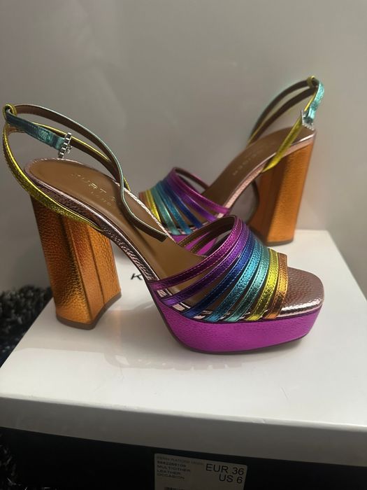 Sandale Kurt Geiger noi din piele