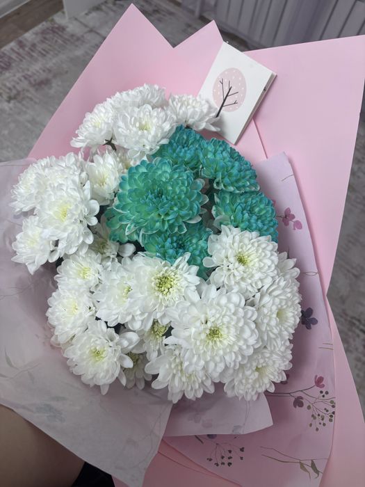 Цветы букет хризантемы