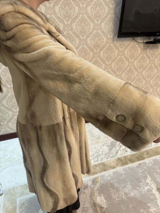 Шуба норковая длинная