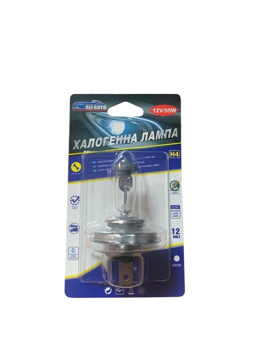 Халогенна крушка № V Н4 55W 4300K Кварцова стъклена лампа за автомобил