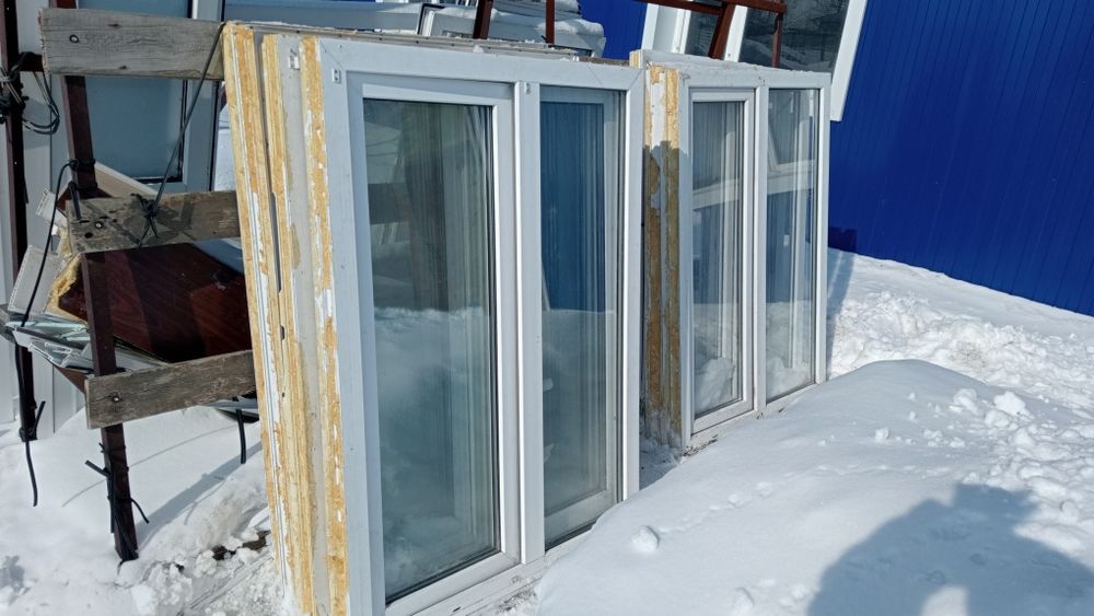 Окна пластиковые б/у