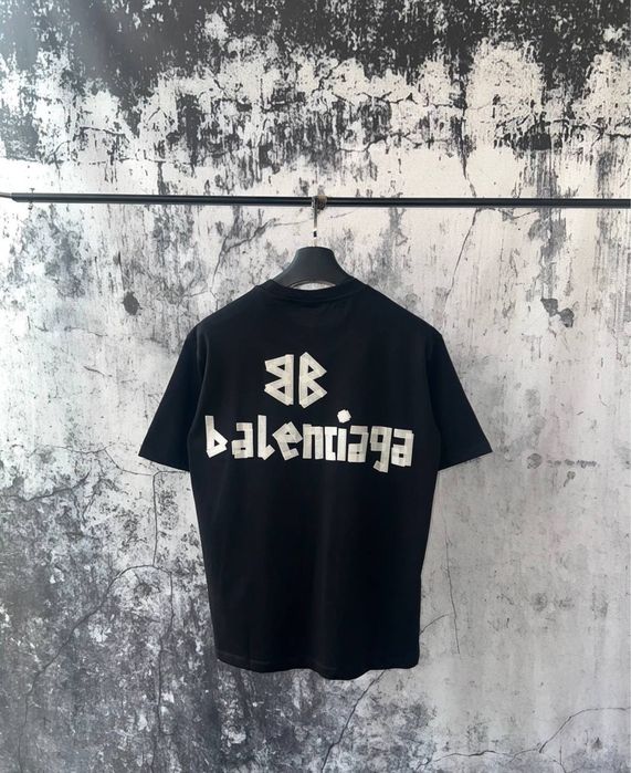 Tricou Balenciaga Premium 2 culori negru si alb