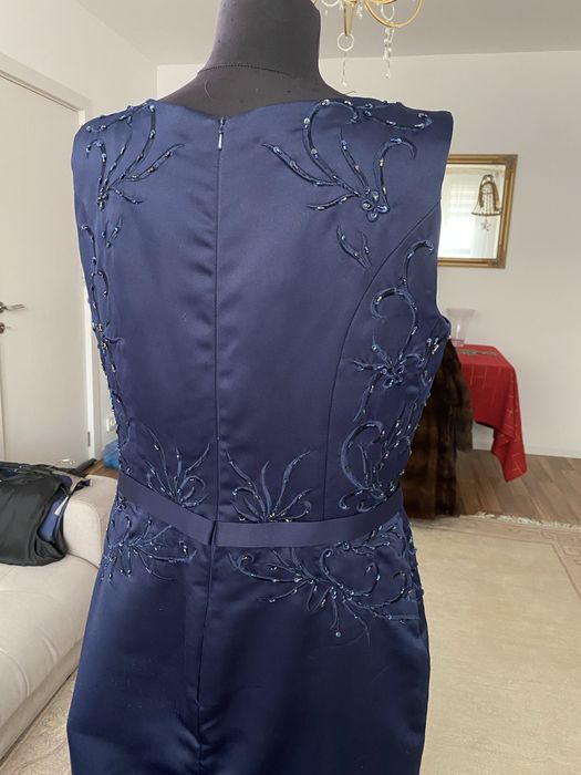 Vand rochie eleganta , bleumarin -42