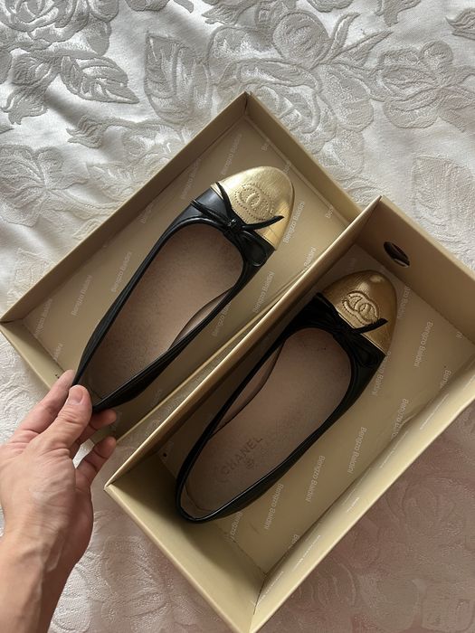 Обувь балетки шанель