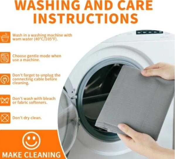 Заземяваща Aнтистатична Надматрачна Подложка Легло 10% Сребърни Нишки