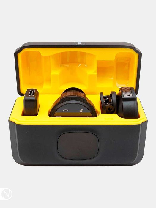 Simsiz petlichka mikrofon 2 tasi 1 da, iPhone va Android uchun