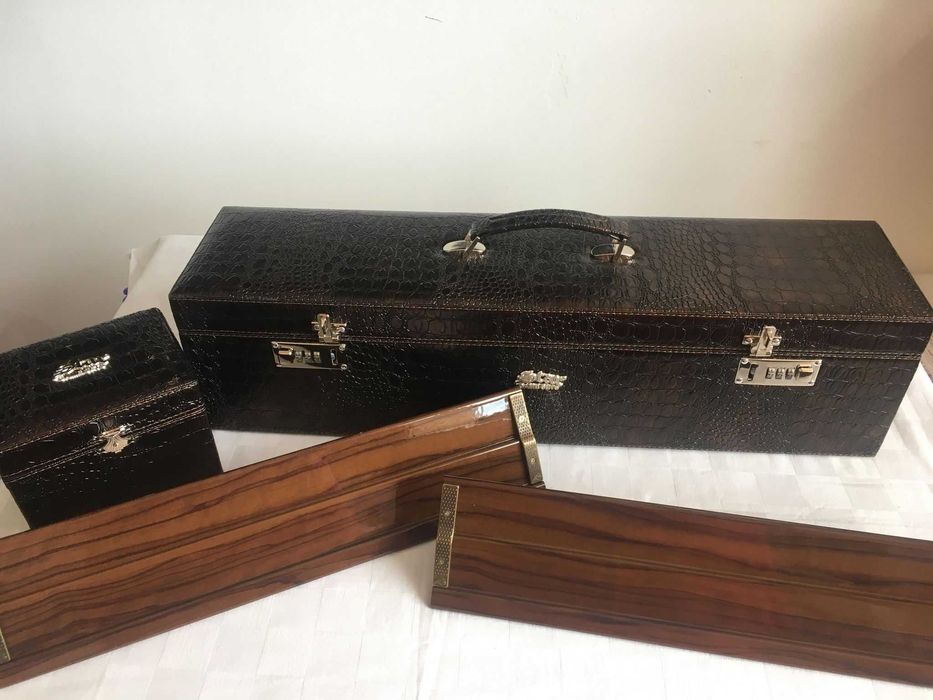 Joc Remi Remy Rummy Star Elit din lemn masiv, lăcuit. SIGILAT!