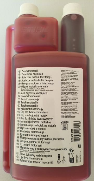 Stihl HP 1 litru, Ulei de amestec pentru motoare în 2 timpi