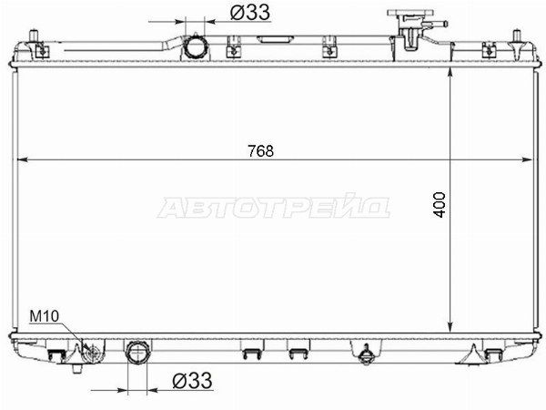 Радиатор Honda Accord