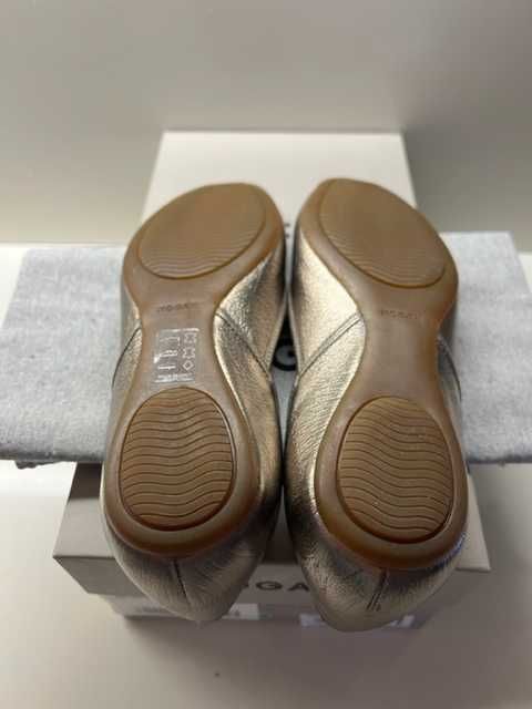 Balerini piele aurii dama HOGAN 35.5 (au fost expusi in magazin)