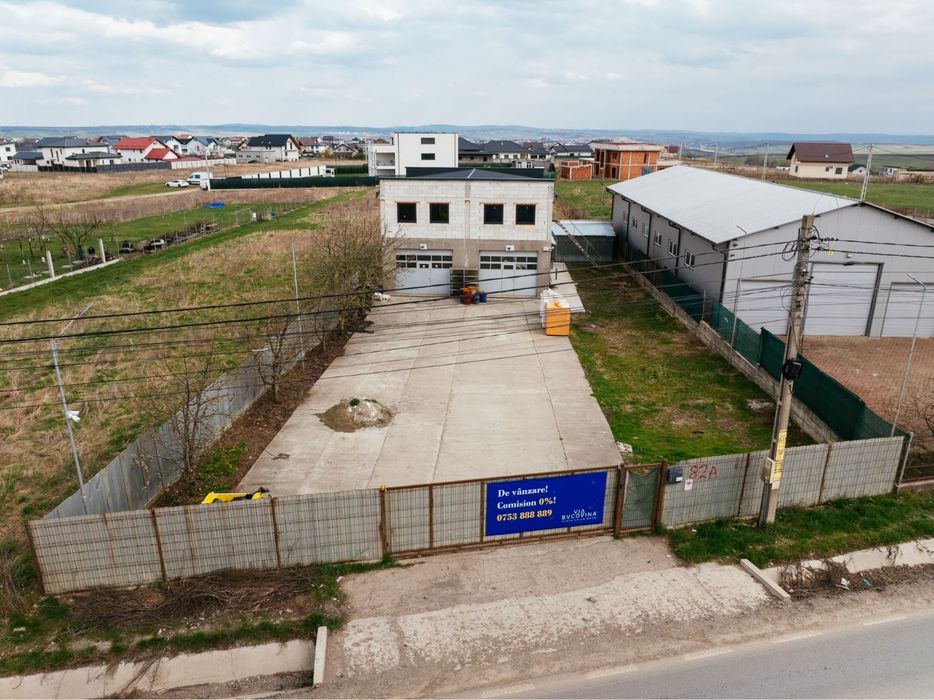 Hală Service Auto / Spațiu Comercial de Vânzare – Moara Nica, Suceava | Lângă noul Campus Universitar
