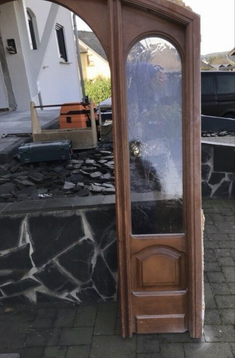 Usa casa intrare lemn termopan boltita H 220 x L 200 Germania