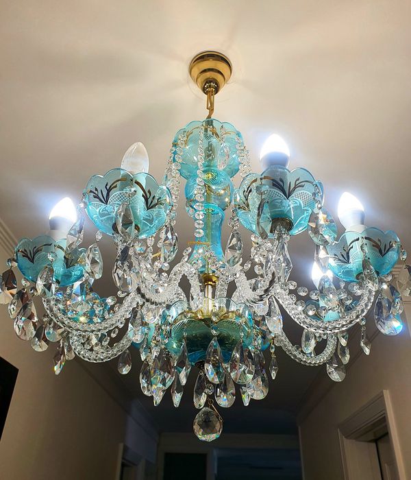 Люстра хрустальная Чехия