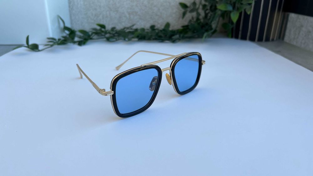 Ochelari de soare Dita Flight - Rama transparenta Lentile verzi