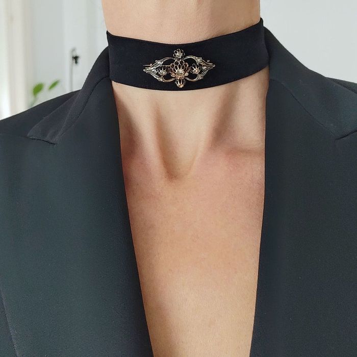 brosa antique, sec. XIX, aur 14k, argint, diamante, certif.