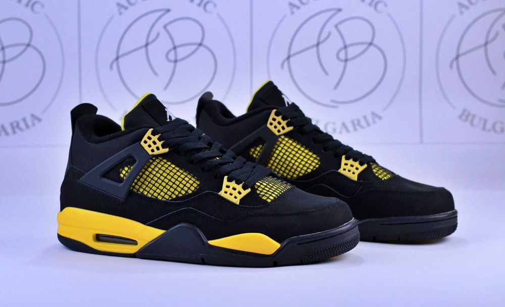 Nike Air Jordan Retro 4 University Blue Thunder White Cement Oreo