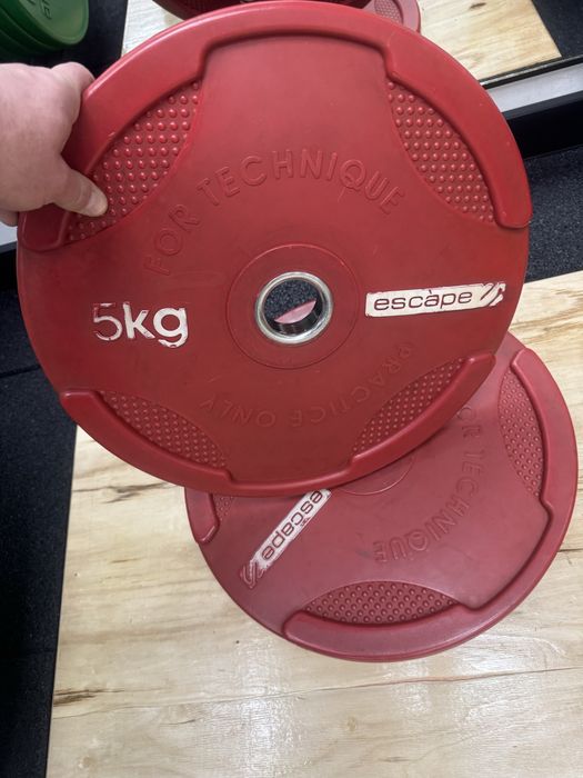 Състезателни олимпийски дискове, тежести за олимпийски лост