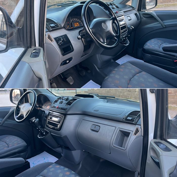 Mercedes-Benz Vito / Lung / AC / Dubla-cabina / Usi duble spate