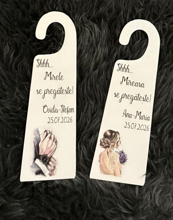 Agatatoare usa mire/mireasa