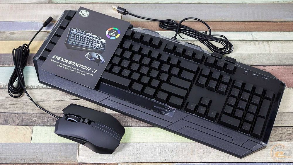 продам новый Cooler Master Devastator 3 Plus клава. и мышь/С ДОСТАВКОЙ
