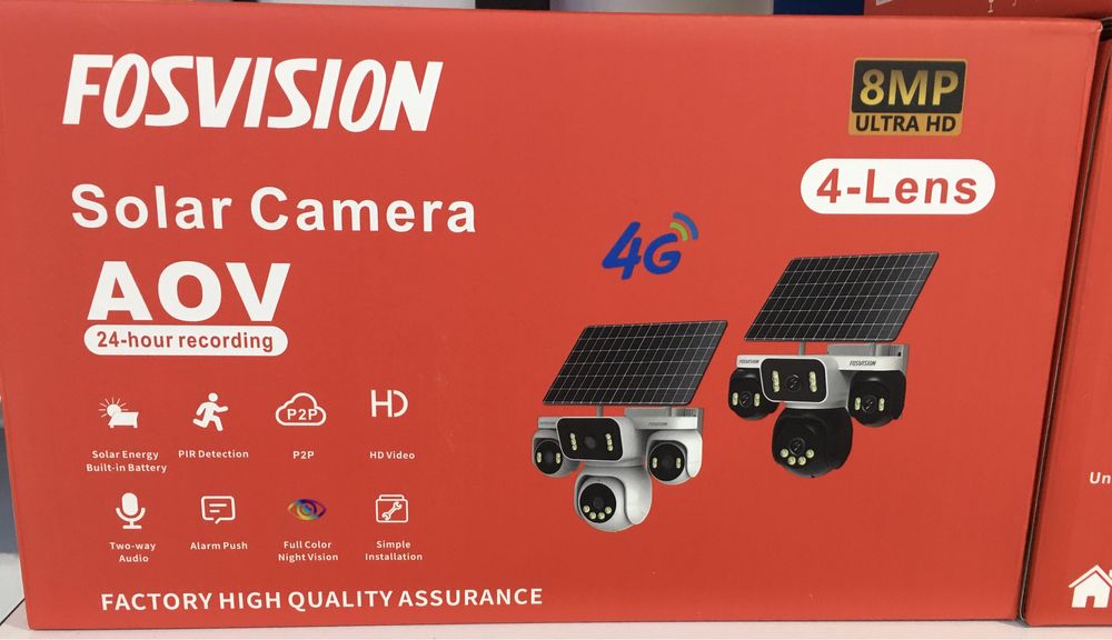 4G камера с панелью