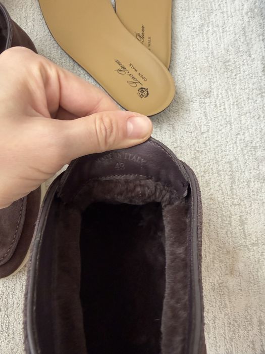 Лоферы Loro Piana зимние