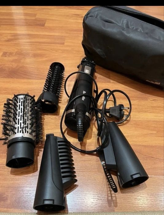 Perie rotativă Ionic Airbrush 1000W + 4 accesorii AS200ROE BaByliss