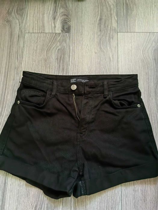 blugi scurti cu talie inalta - Berska