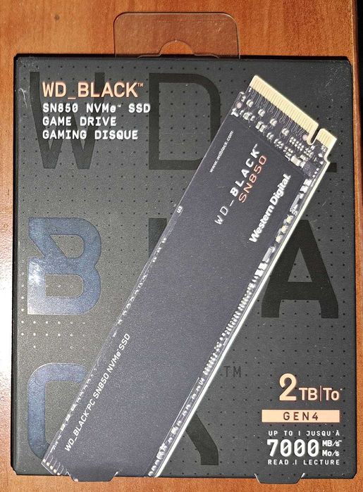 SSD M2 WD Black SN 850 2 TB sigilat