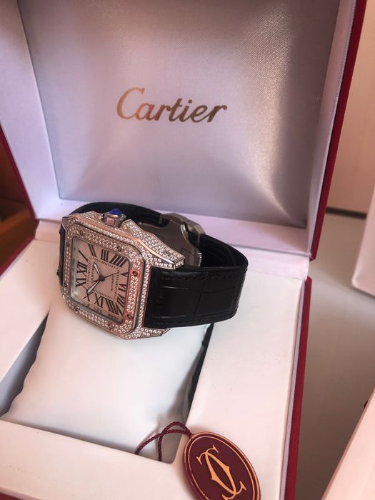 Ceas Cartier Santos 100 Diamond nou sigilat