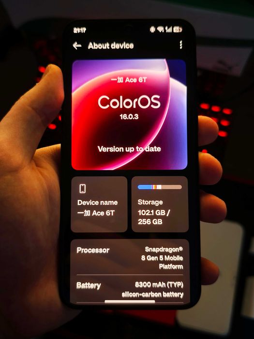 OnePlus Ace 6T 12/256GB Nou