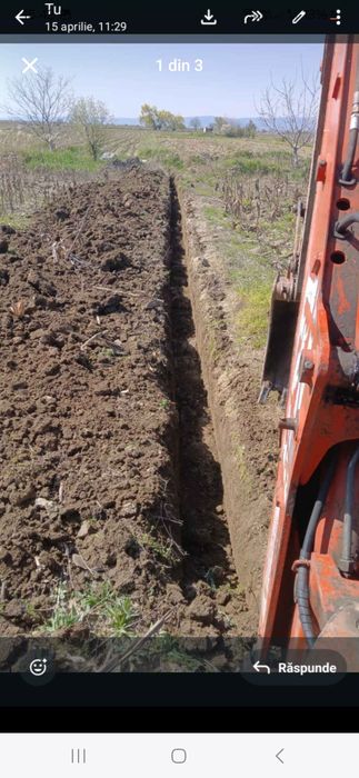 Prestări servicii buldoexcavator